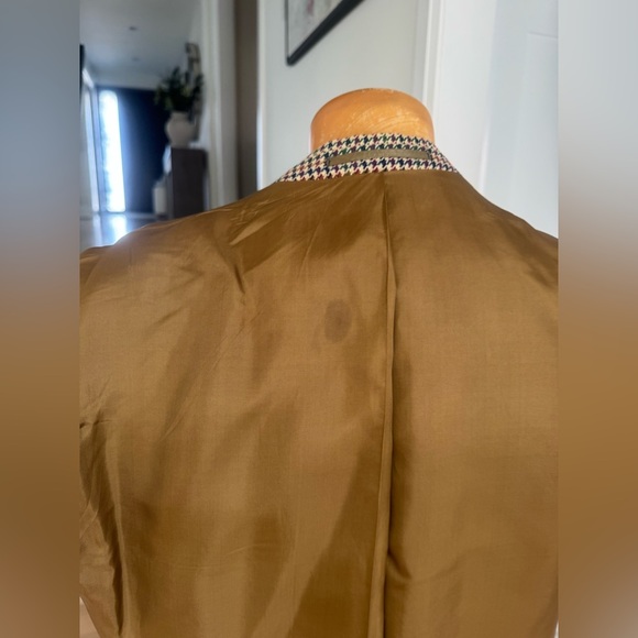 Vintage Massimo Pascali Pure New Wool Houndstooth Checkered Blazer L - Picture 11 of 11